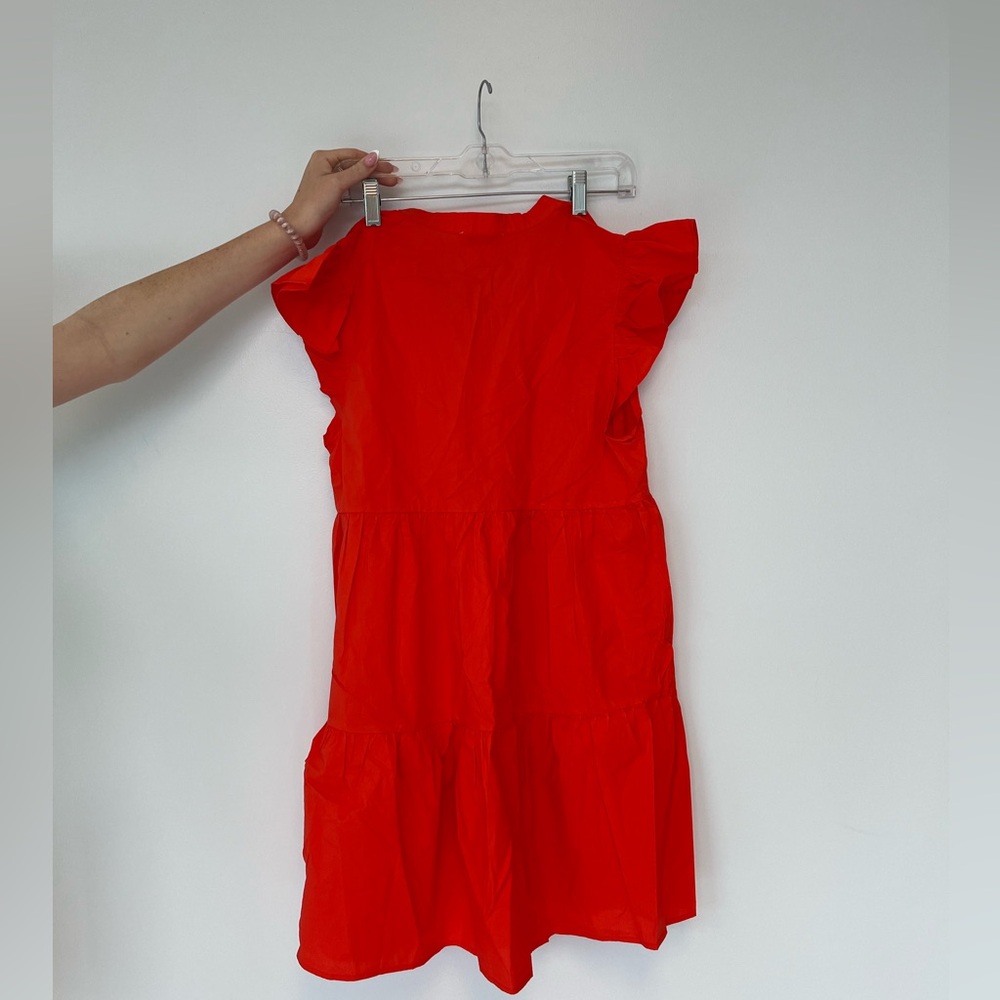 Orange summer dress - Picture 3 of 4